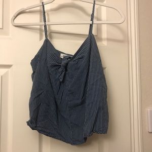 Sam & Lavi Blue/White Striped Tank